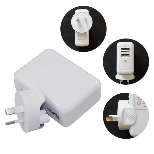 Astrotek USB Travel Wall Charger AU Power Adapter Plug 5V 2.1A 100V-240V 2 Ports White Colour for iPhone Samsung Smartphones & USB Devices ~CBAT-USB-P Astrotek USB Travel Wall Charger AU Power Adapter Plug 5V 2.1A 100V-240V 2 Ports White Colour for iPhone Samsung Smartphones & USB Devices ~CBAT-USB-P